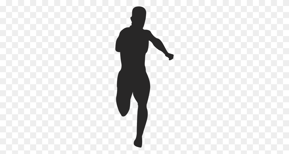 Athlete Runner Male, Silhouette, Adult, Man, Person Png