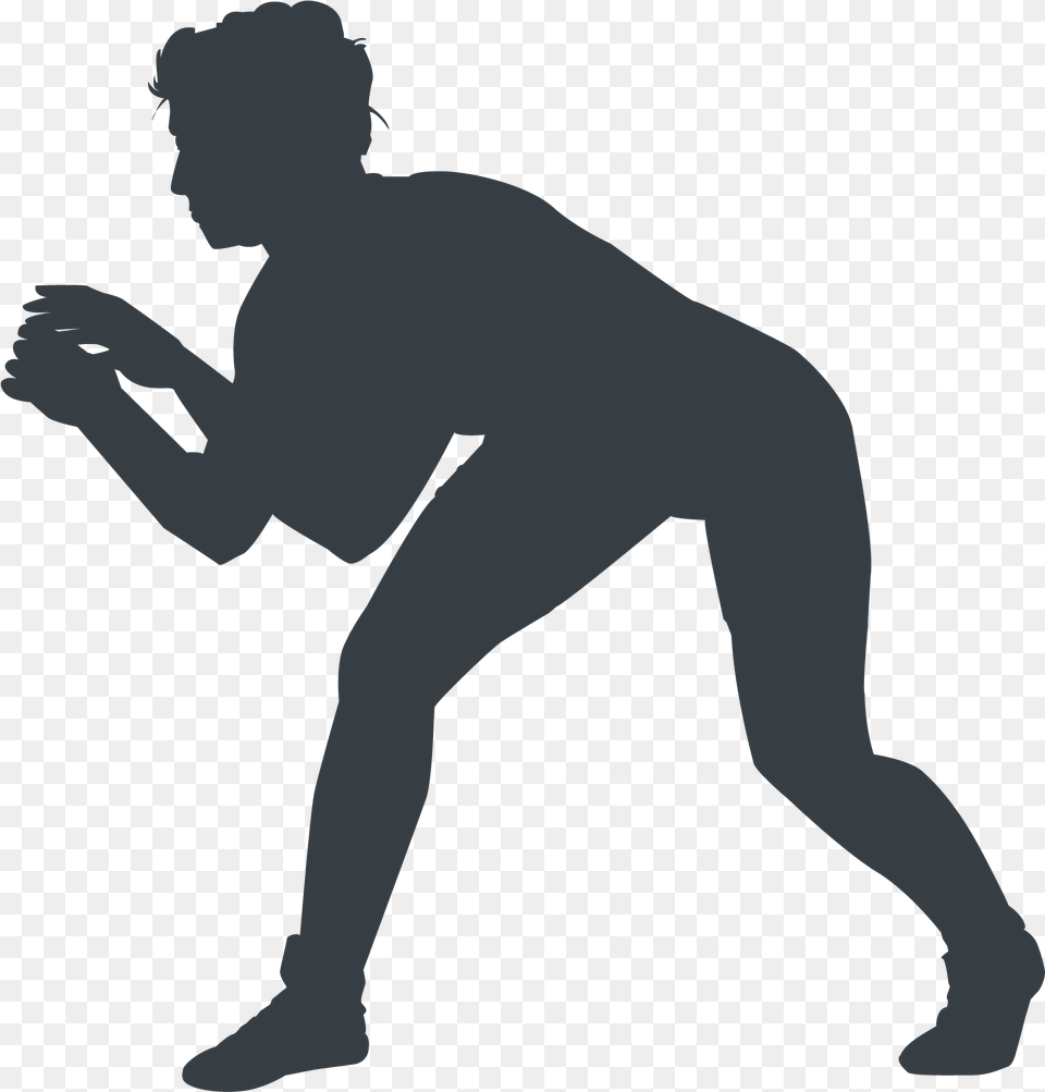 Athlete Silhouette Athlete, Person Free Transparent Png