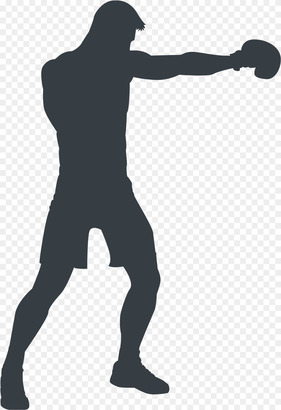 Athlete Silhouette Boxing, People, Person Free Png Download