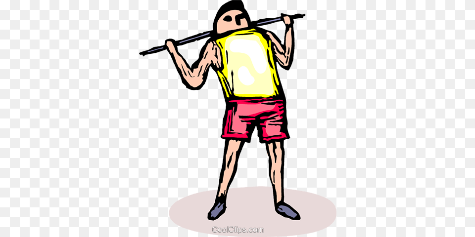 Athlete Stretching Before A Competition Royalty Vector Clip, People, Person, Clothing, Shorts Free Png