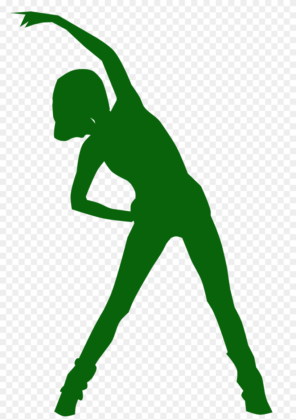 Athlete Stretching Silhouette, Dancing, Leisure Activities, Person Png Image