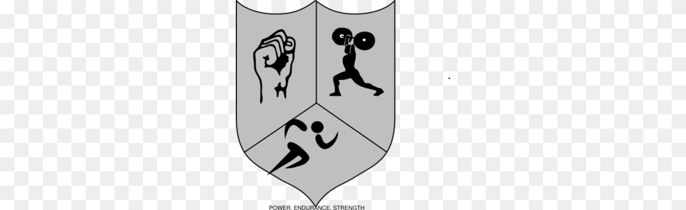 Athletic Shiled Clip Art, Person, Stencil Free Png