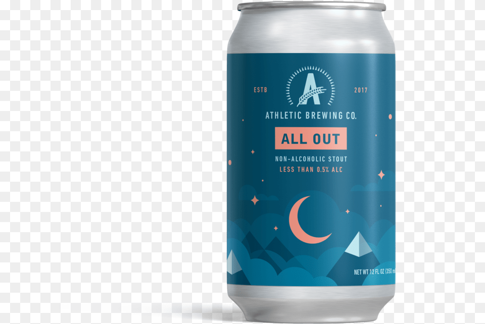 Athleticbrewingco Stout Web Wide Athletic Beer, Can, Tin, Alcohol, Beverage Free Png Download