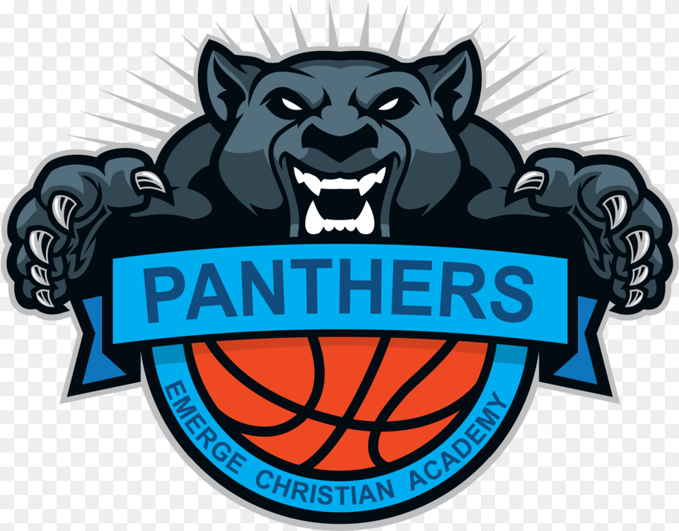 Athletics Emerge Christian Academy Logo De Pantera Basketball, Animal, Ape, Mammal, Wildlife Free Transparent Png