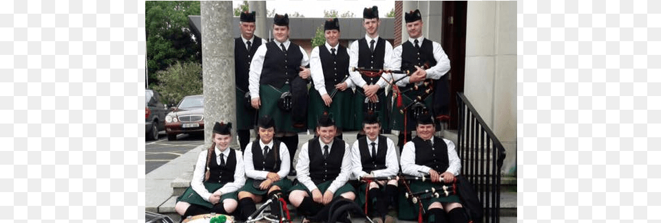 Athy Pipe Band Crew, People, Person, Skirt, Clothing Free Png Download