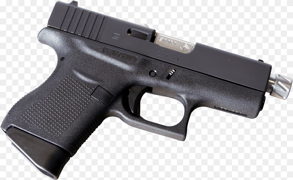 Ati Atibg43t Glock 43 9mm Ati Threaded Barrel Glock, Firearm, Gun, Handgun, Weapon Png Image