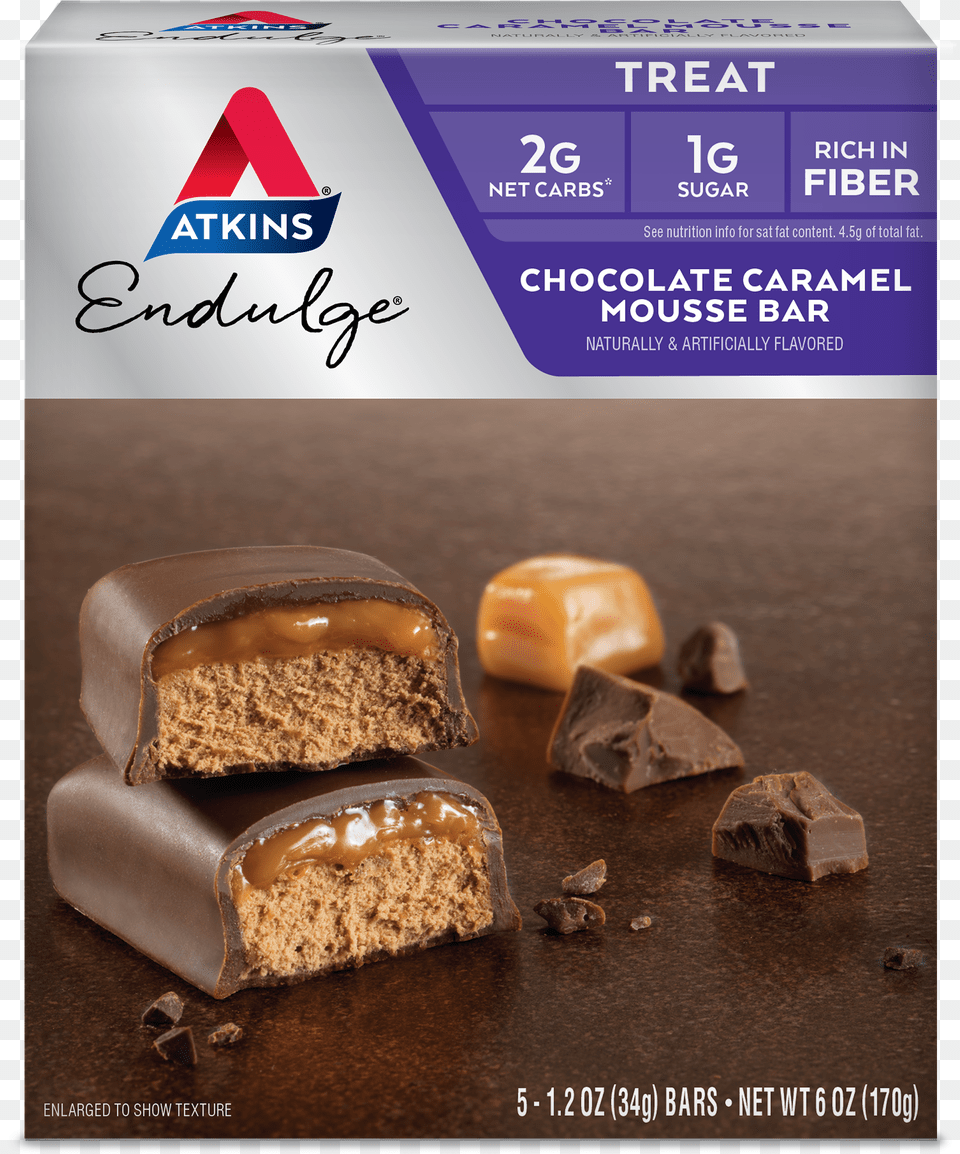 Atkins Endulge Chocolate Caramel Mousse Bar Free Transparent Png