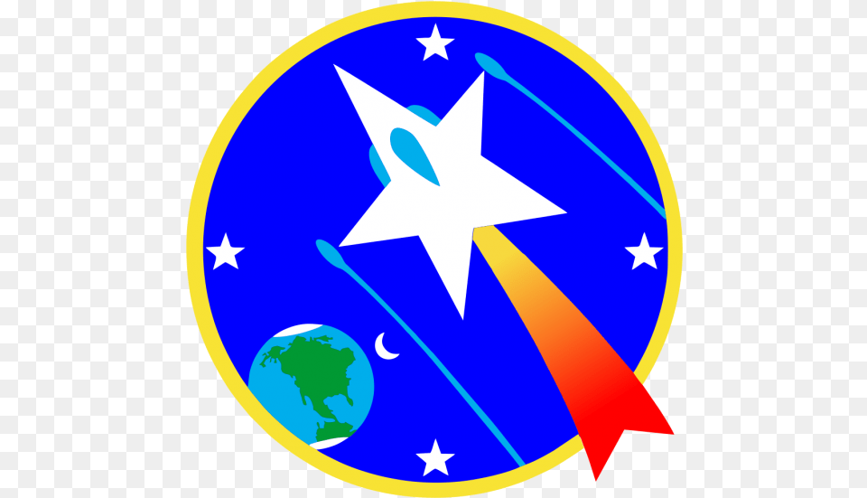 Atks Shooting Star Patch March Arb 163 Atks Shooting Vertical, Star Symbol, Symbol Png