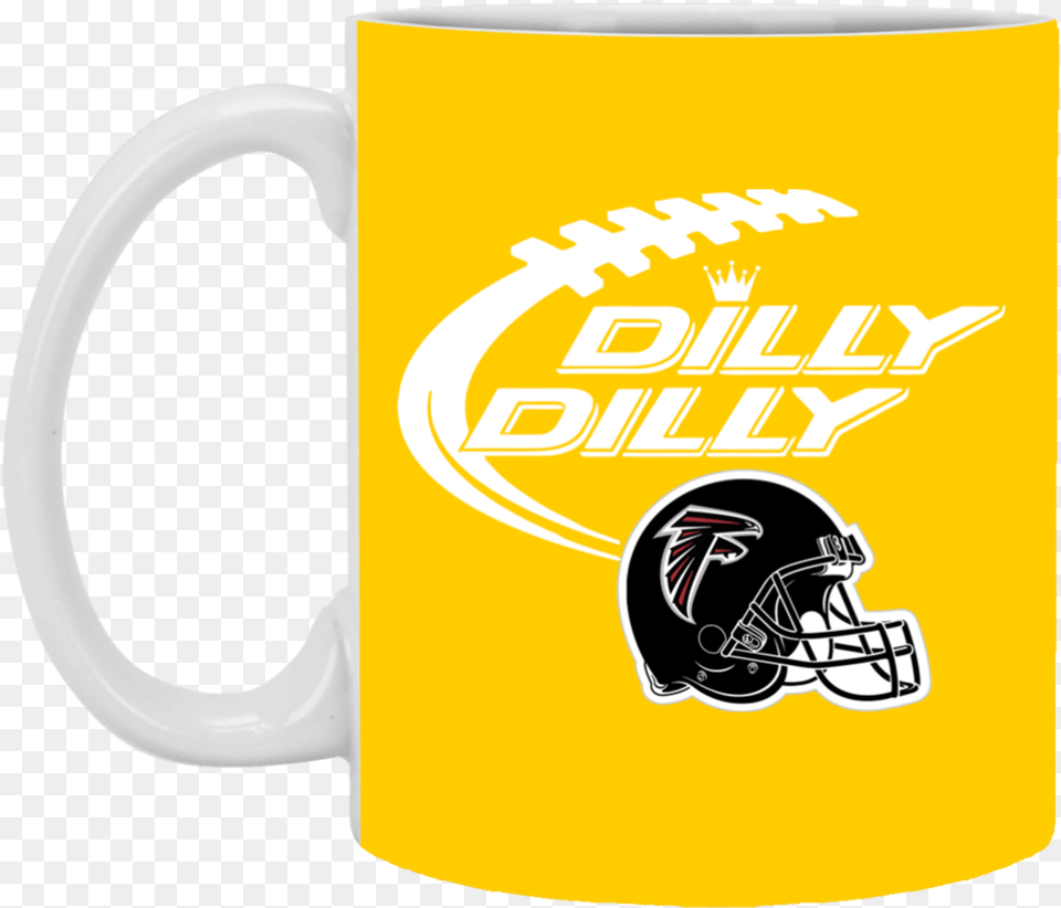 Atl Atlanta Falcons Dilly Bud Light Mug Cup Gift Pittsburgh Steelers Helmet, Beverage, Coffee, Coffee Cup Png