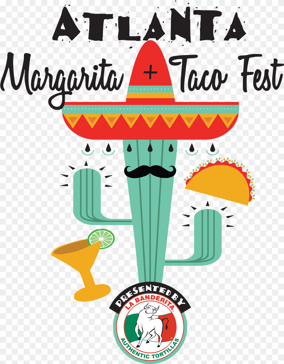 Atl Margarita And Taco Festival, Clothing, Hat, Emblem, Symbol Png