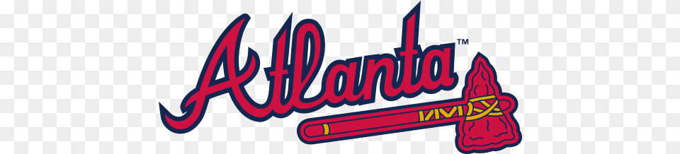 Atlanta Braves Atlanta Braves Logo, Light, Neon Free Png Download