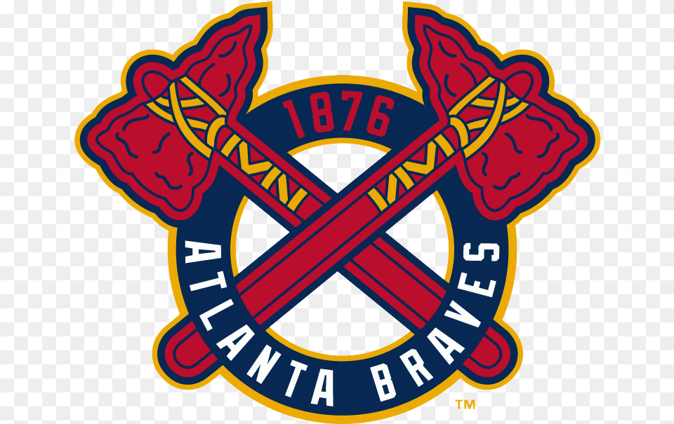 Atlanta Braves Baseball Logo Atlanta Braves Vintage Logo, Emblem, Symbol, Dynamite, Weapon Free Transparent Png