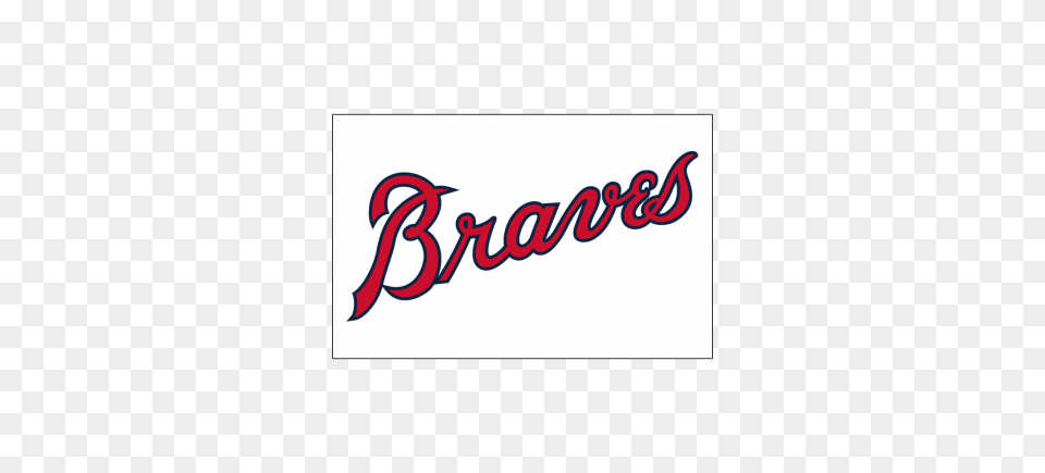 Atlanta Braves Iron Ons, Text, Logo Free Png Download