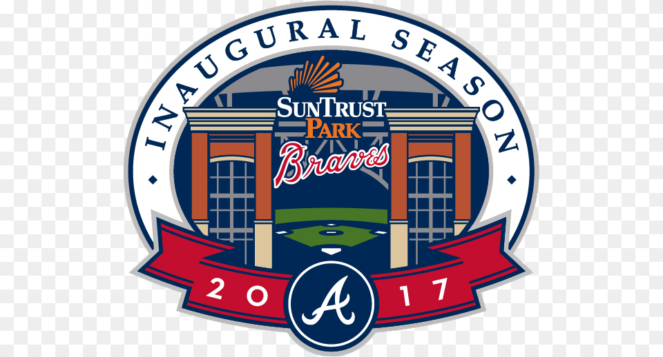 Atlanta Braves Logo 2017, Architecture, Building, Factory, Emblem Free Png Download