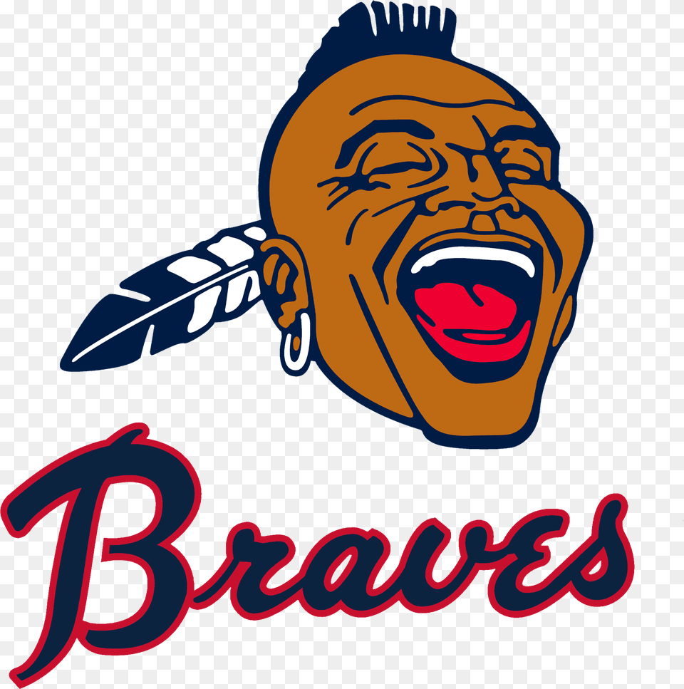 Atlanta Braves Logo Atlanta Braves Logos History, Head, Person, Face, Art Free Png