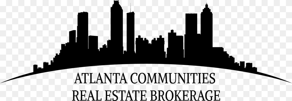 Atlanta Drawing Skyline Long Beach Image Library Library Atlanta Communities Real Estate Brokerage, Gray Free Png Download