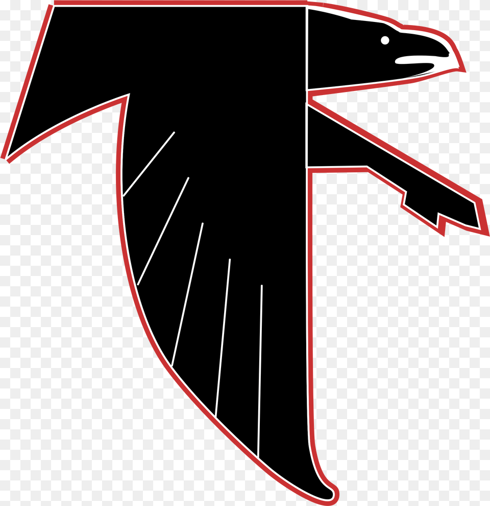 Atlanta Falcons 3 Logo Vintage Atlanta Falcons Logo, Bow, Weapon, Animal, Beak Free Transparent Png