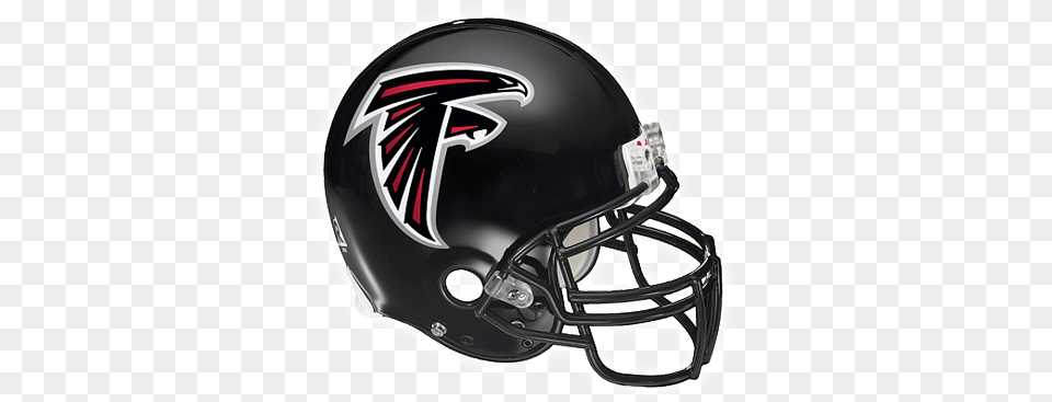 Atlanta Falcons Black Helmet, American Football, Playing American Football, Person, Sport Png