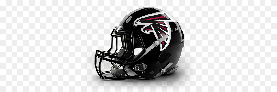 Atlanta Falcons Helmet Side View, Crash Helmet, American Football, Football, Person Free Png Download