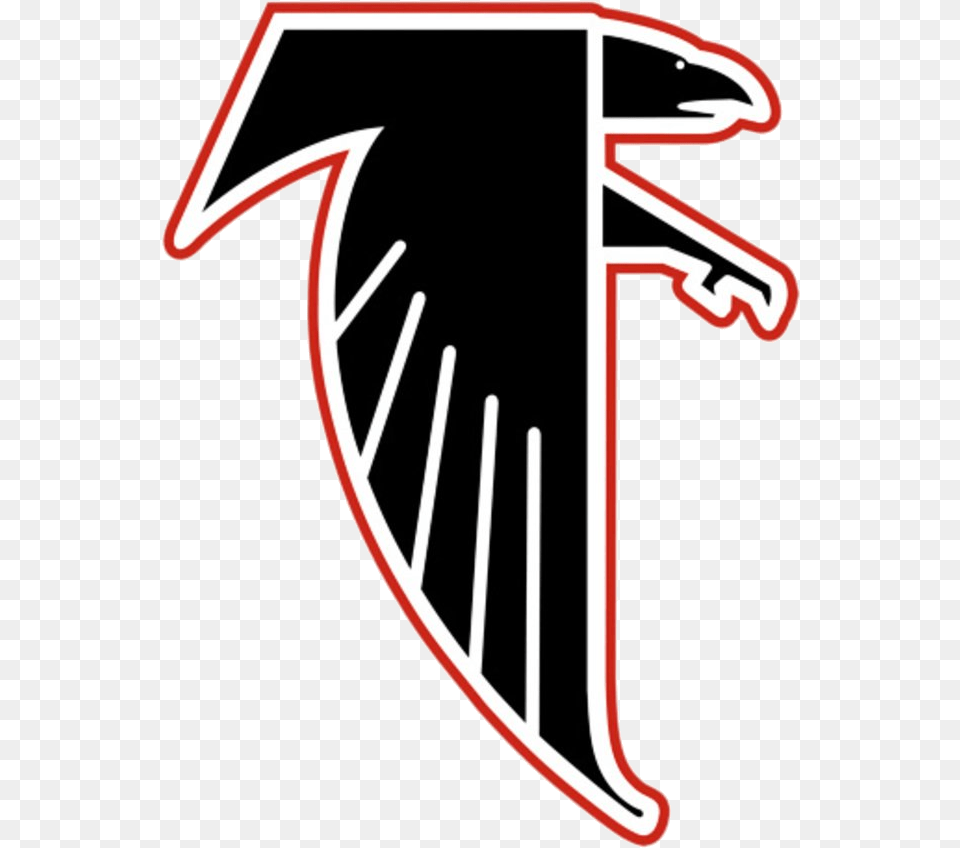 Atlanta Falcons Logo Clip Art Image Transparent Atlanta Falcons Retro Logo, Emblem, Symbol Free Png Download