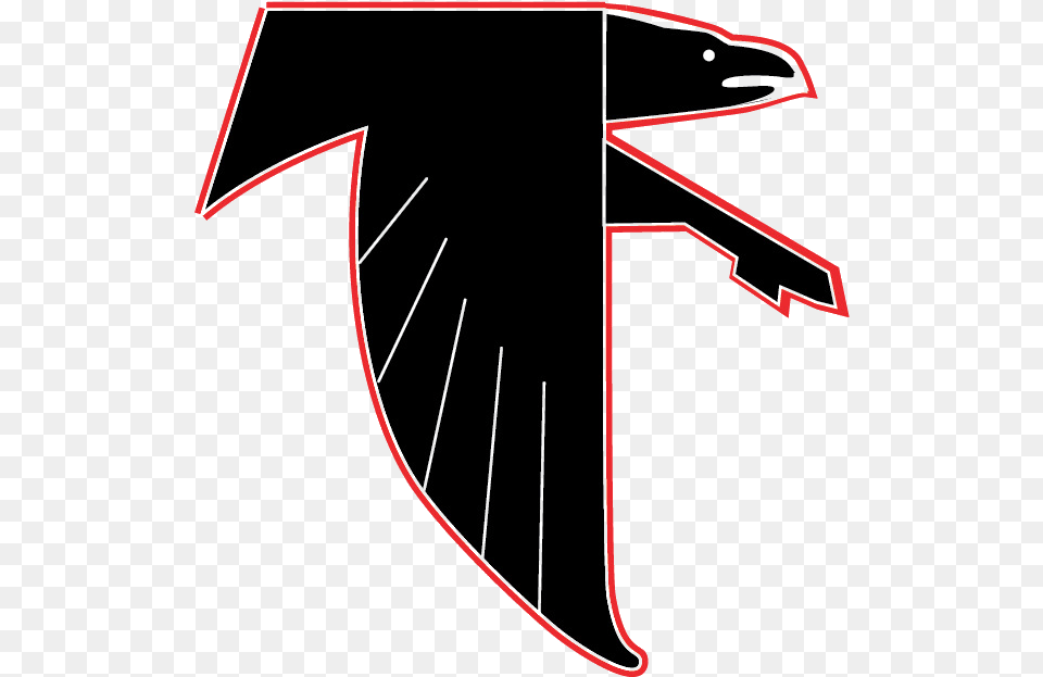 Atlanta Falcons Logo Nfl Clip Art Transparent Atlanta Falcons Throwback Logo, Bow, Weapon, Animal, Bird Free Png