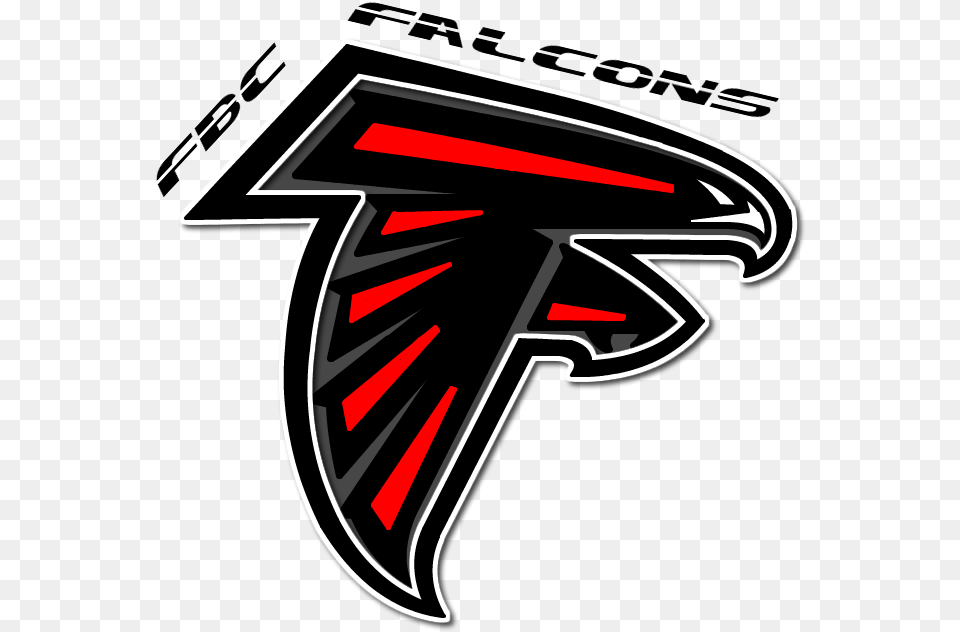 Atlanta Falcons Logo Emblem, Symbol, Light Free Transparent Png