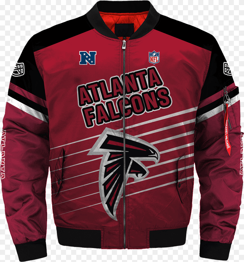 Atlanta Falcons Team Nfl Jacket, Clothing, Coat, Shirt, Hoodie Png Image