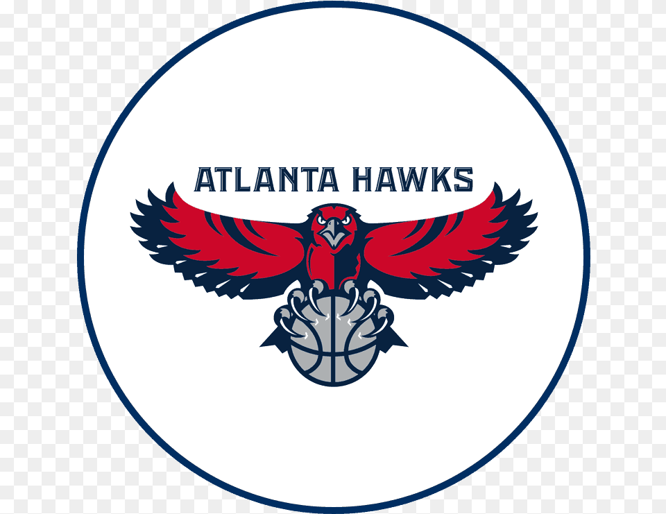 Atlanta Hawks Logo Atlanta Hawks Logo 1, Emblem, Symbol, Disk Free Transparent Png