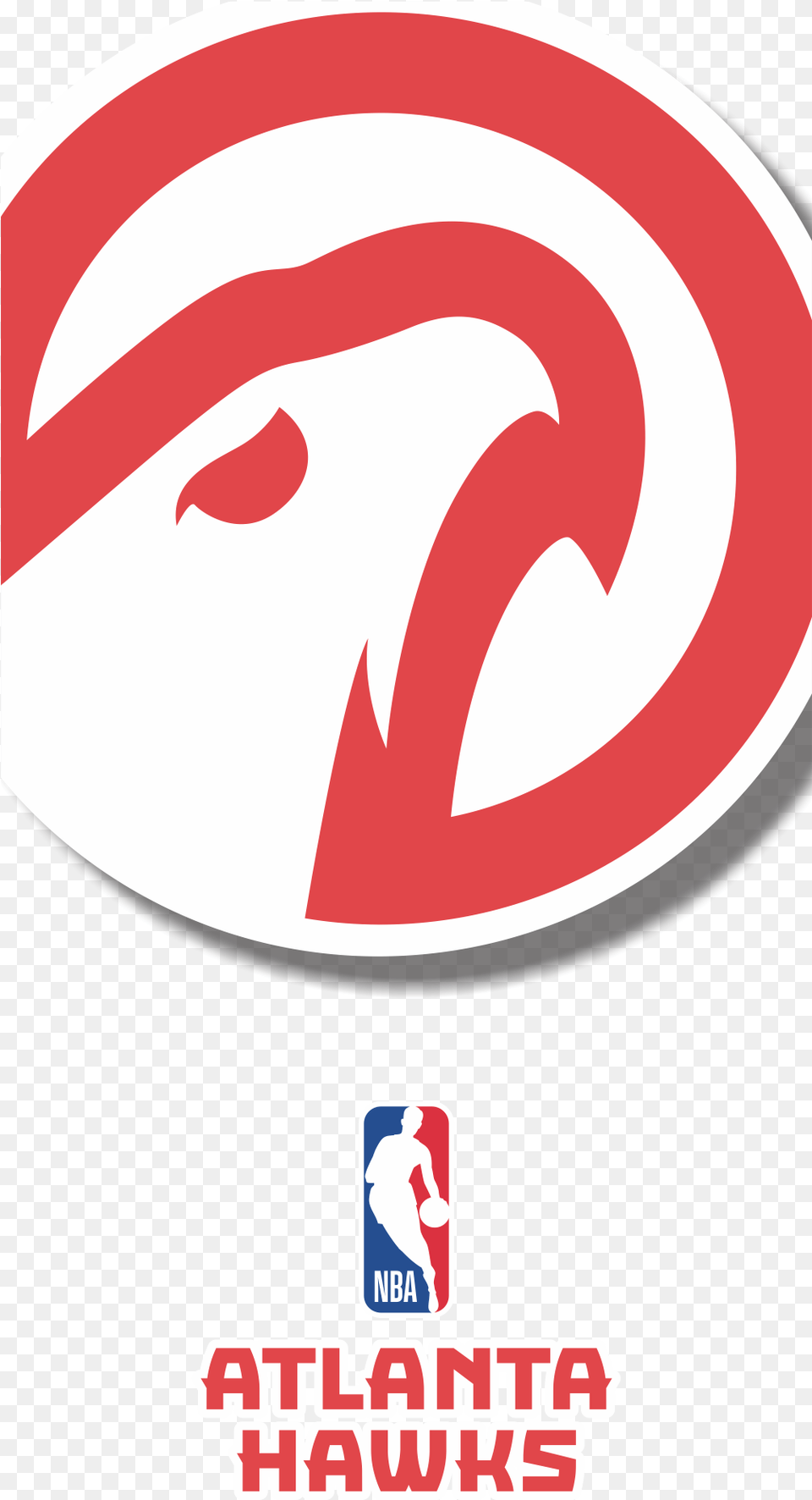 Atlanta Hawks Transparente, Logo, Sticker Free Transparent Png