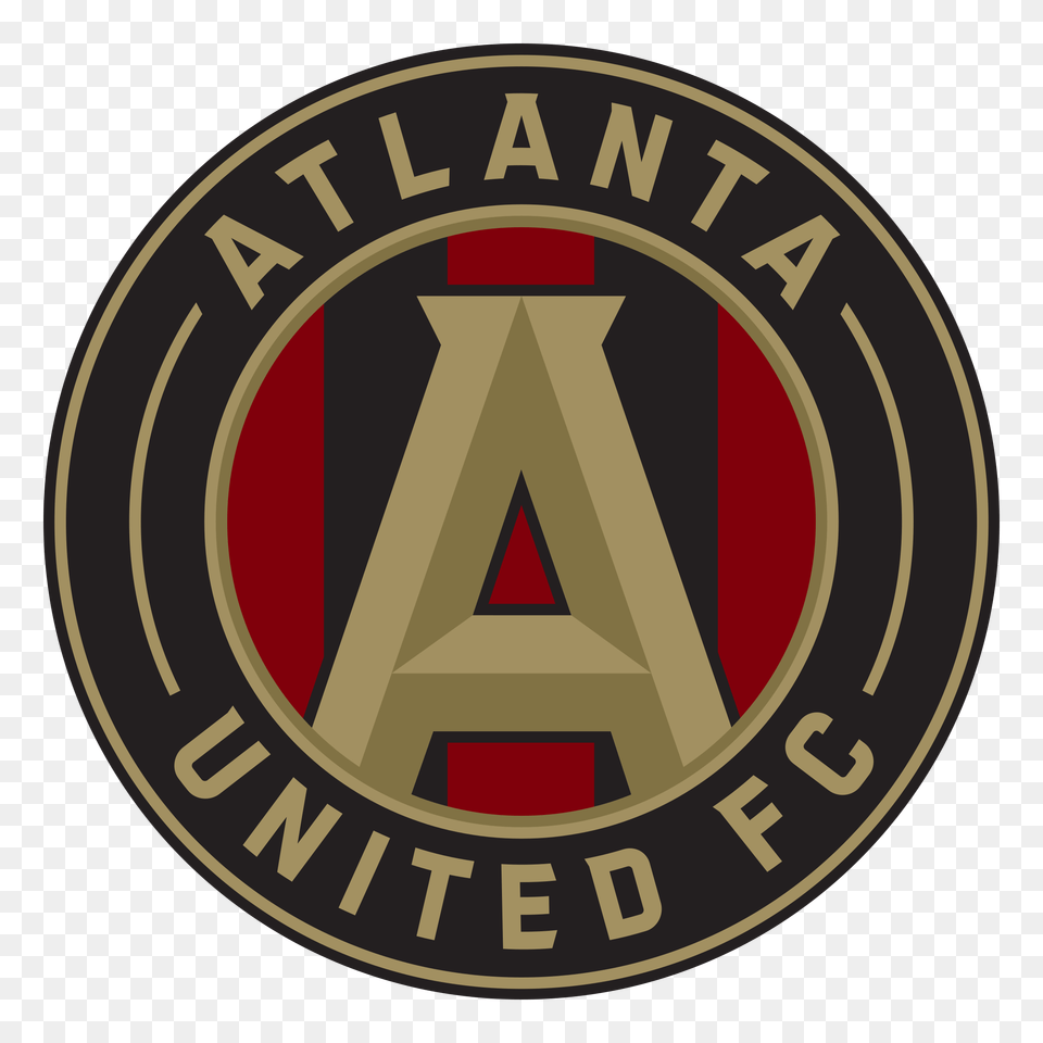 Atlanta Mls Atlanta United Logo, Badge, Symbol, Emblem, Road Sign Free Png Download