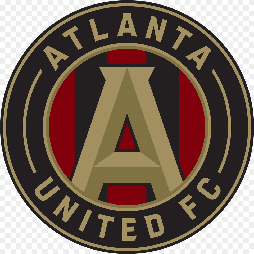 Atlanta United Fc Logo, Badge, Symbol, Emblem, Road Sign Png