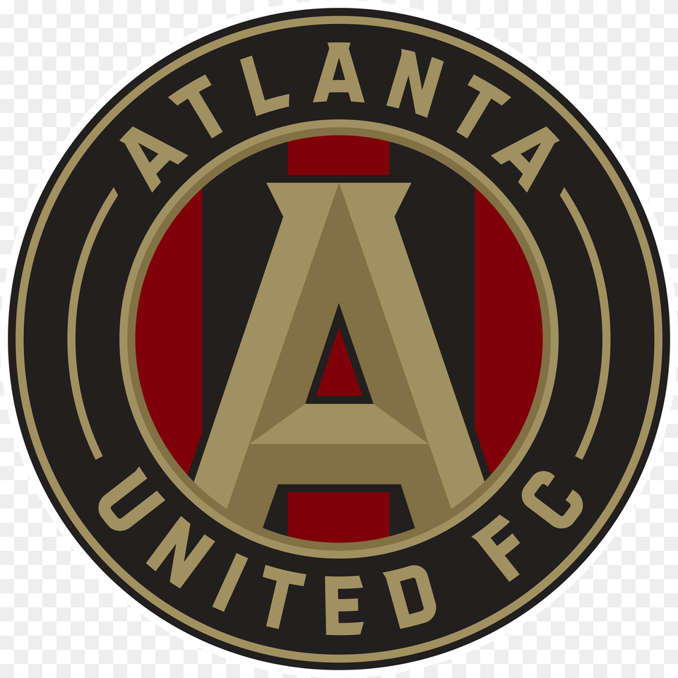 Atlanta United Fc Logo Atlanta United Soccer Logo, Badge, Symbol, Emblem, Road Sign Png