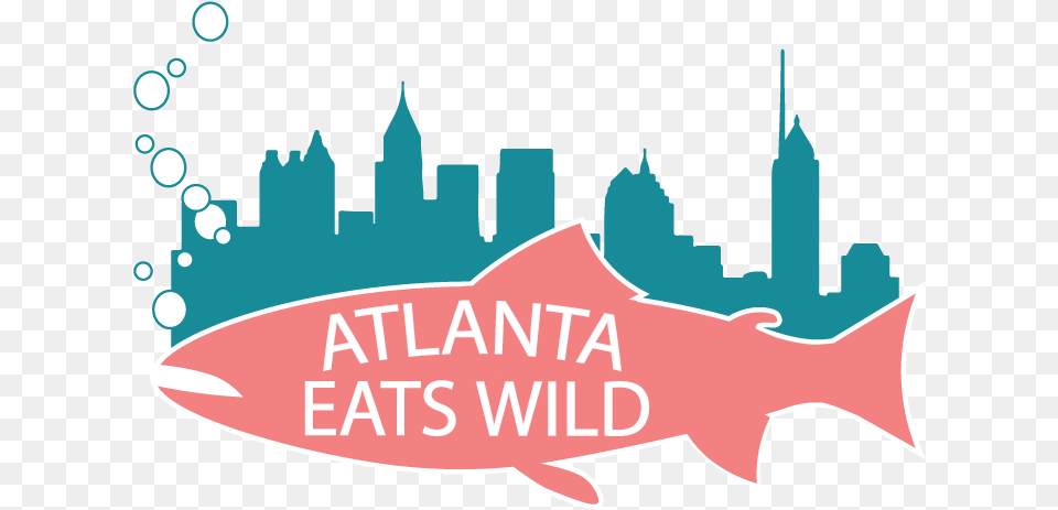 Atlantaeatswild Painting Of Atlanta Skyline, Animal, Sea Life, Fish, Shark Png