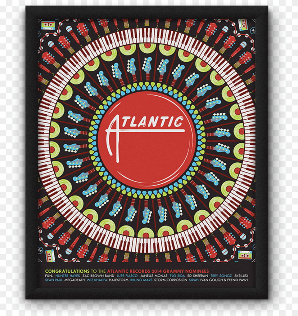 Atlantic Artists Grammy Nominee Congratulations Ad Atlantic Records Grammy Ad, Advertisement, Poster Free Png