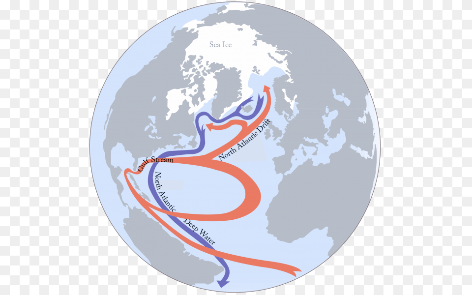 Atlantic Ocean Circle Stream Almost Stopped, Astronomy, Outer Space, Planet, Globe Png