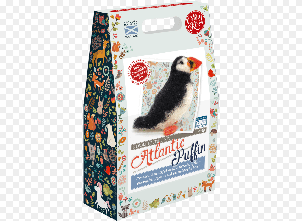 Atlantic Puffin Needle Felting Kit Needle Felted Blue Tit, Animal, Bird, Box, Beak Free Png