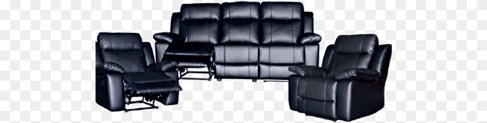 Atlas Leather Recliner Sofa Set Recliner, Chair, Furniture, Armchair, Couch Free Transparent Png