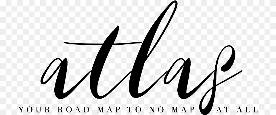 Atlas Logo Black Sans Compass Calligraphy, Gray Free Transparent Png