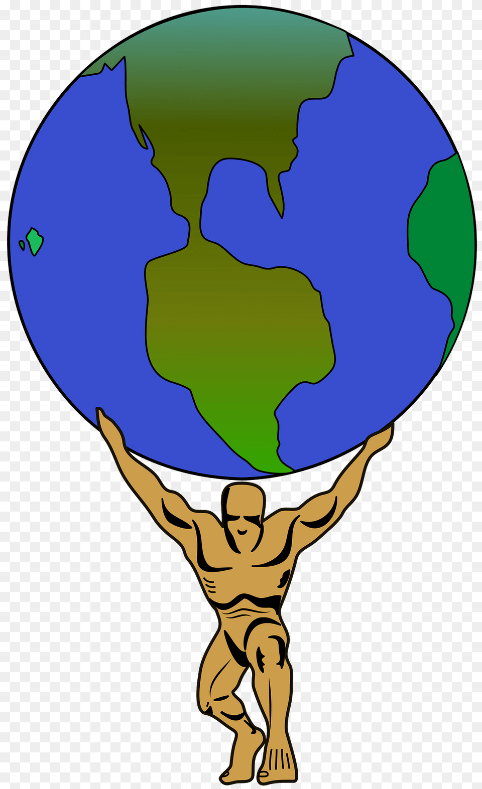 Atlas Mythology Clipart, Astronomy, Outer Space, Planet, Globe Free Png