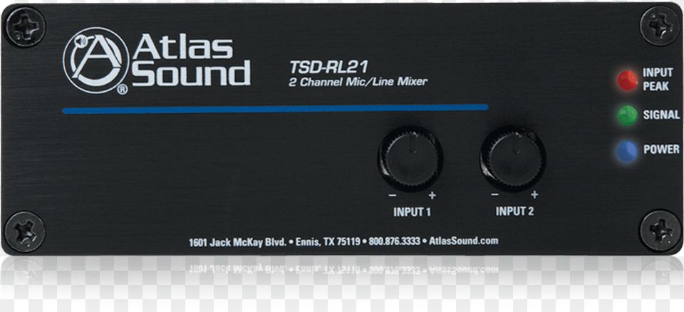 Atlas Sound Tsd Pa122g 12 Watt Stereo Audio Amplifier, Electronics Png Image