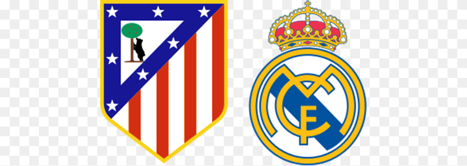 Atletico Madrid Vs Real Madrid Betting Preview, Badge, Logo, Symbol, Flag Free Png