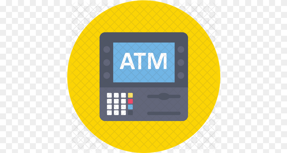 Atm Machine Icon Sign, Disk Free Png
