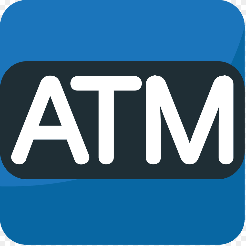 Atm Sign Emoji Clipart, License Plate, Transportation, Vehicle, Logo Free Png Download