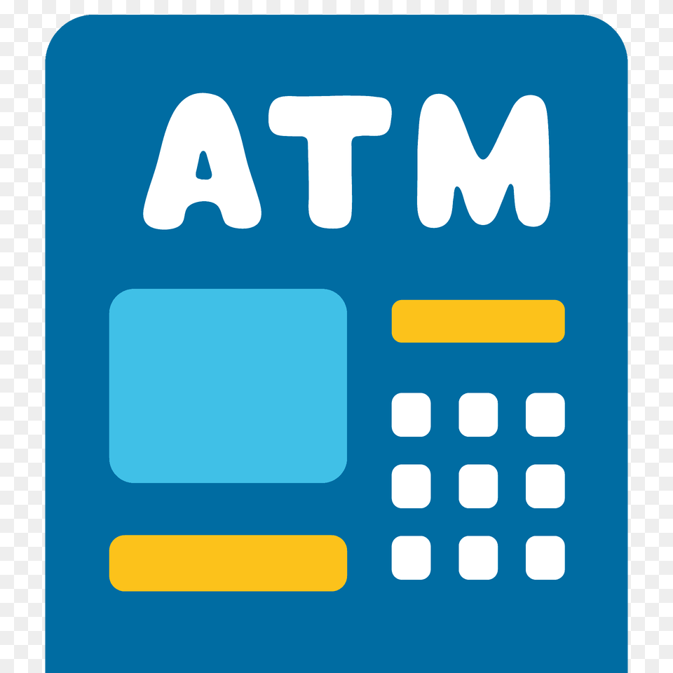 Atm Sign Emoji Clipart, Text, Electronics Png