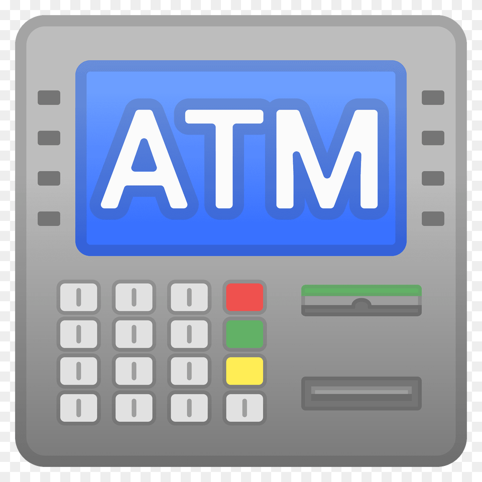 Atm Sign Emoji Clipart, Electronics, Mobile Phone, Phone, Machine Free Transparent Png