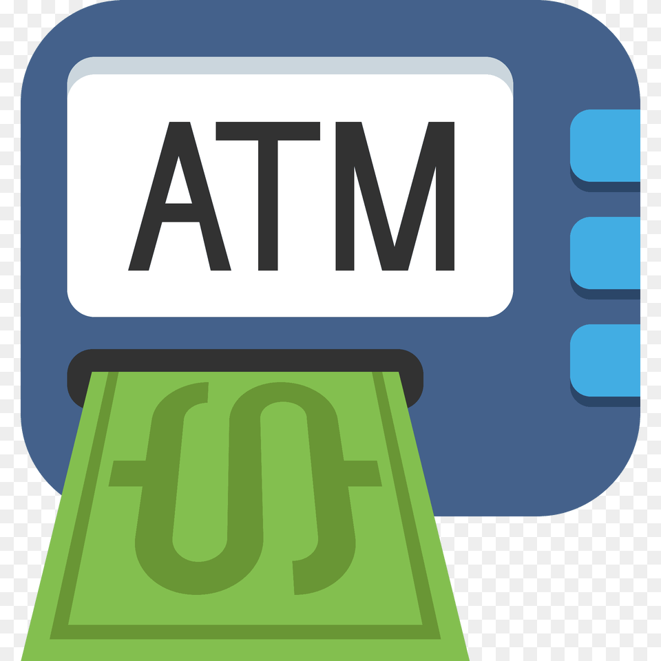 Atm Sign Emoji Clipart, License Plate, Transportation, Vehicle, Text Free Transparent Png