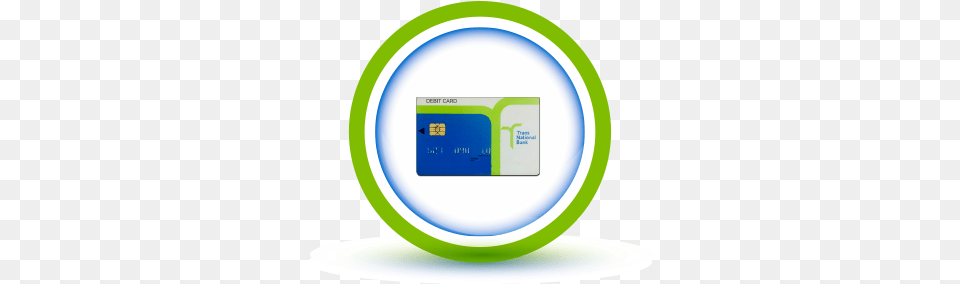 Atm Transnational Bank Circle, Text, Credit Card, Disk Png