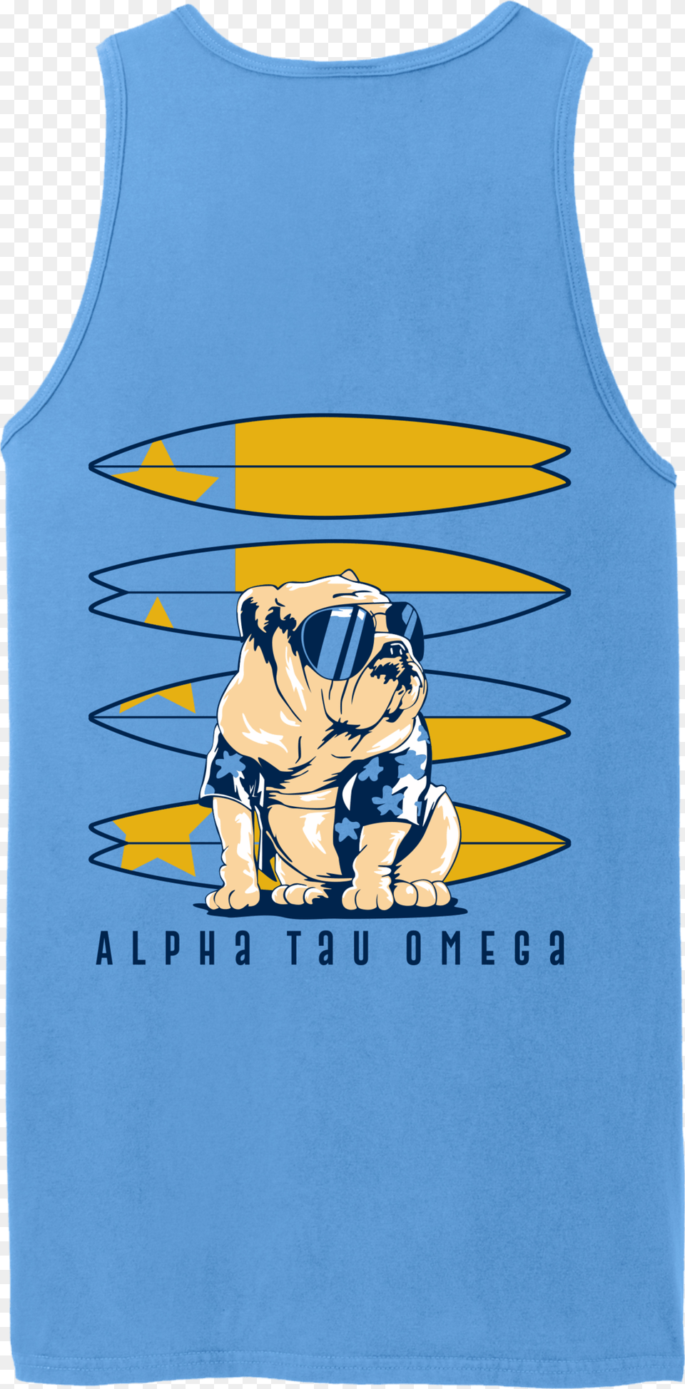 Ato Pug Bid Day Back Active Tank, Clothing, Tank Top, Baby, Person Png