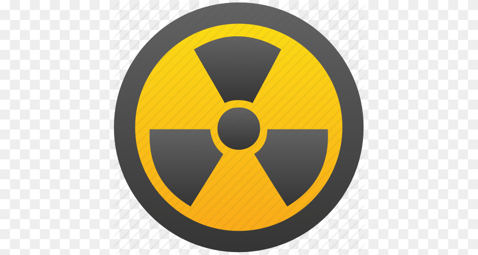 Atom Bomb Danger Explosion Nuclear Radiation Radioactive Icon, Alloy Wheel, Vehicle, Transportation, Tire Free Png Download