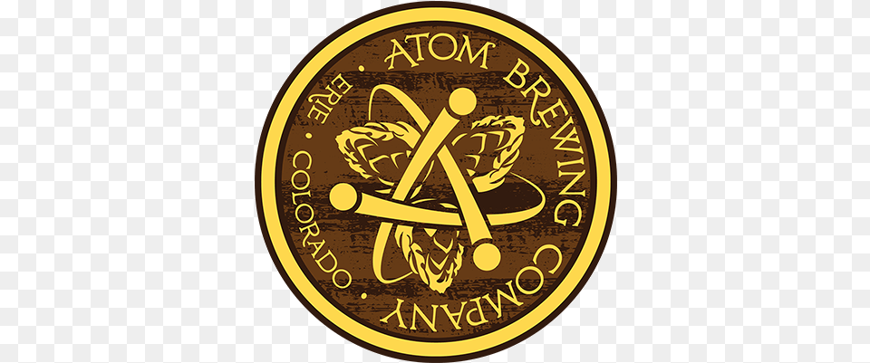 Atom Brewing Company Logo Atom Brewing Company, Gold, Coin, Money Png Image